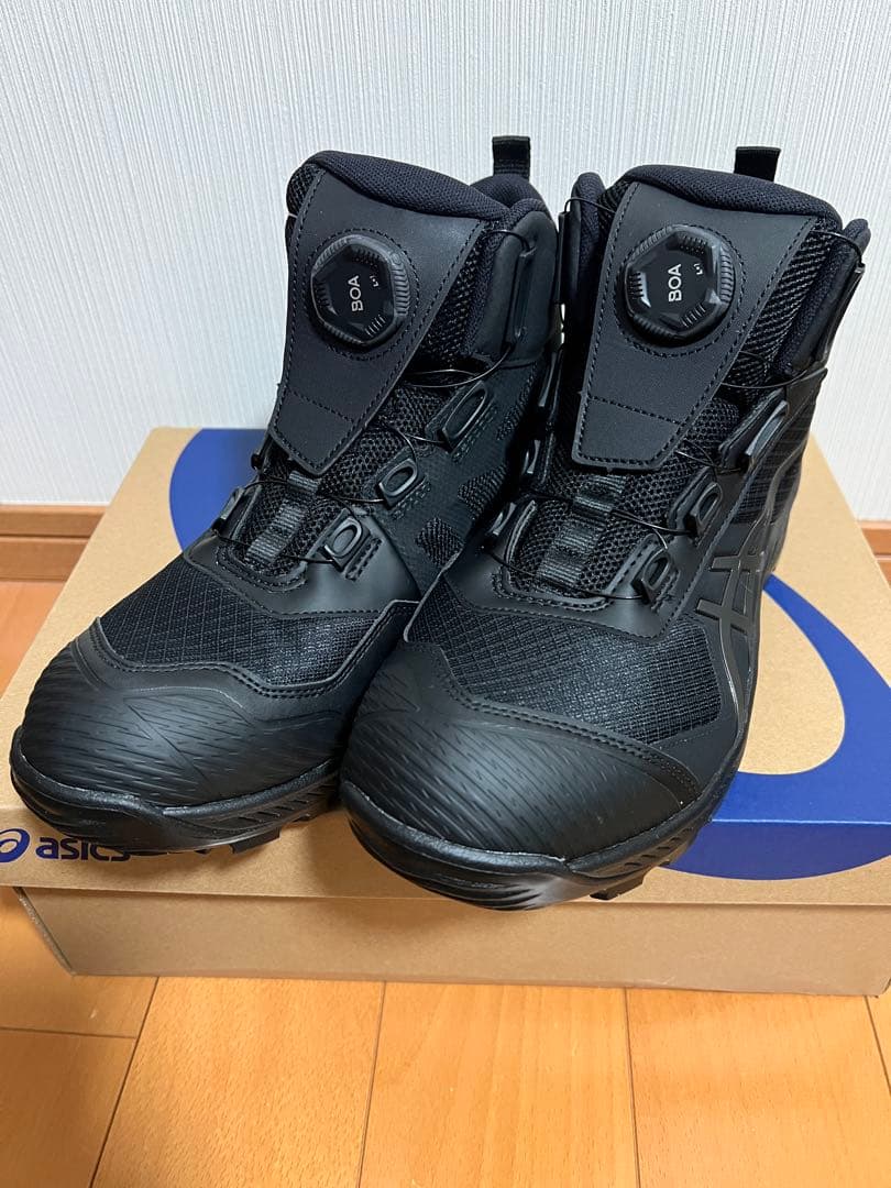 ASICS BOA安全靴 ブラック boaシステム安全靴 boa安全 作業靴 おしゃれ レディース 男性用 耐衝撃