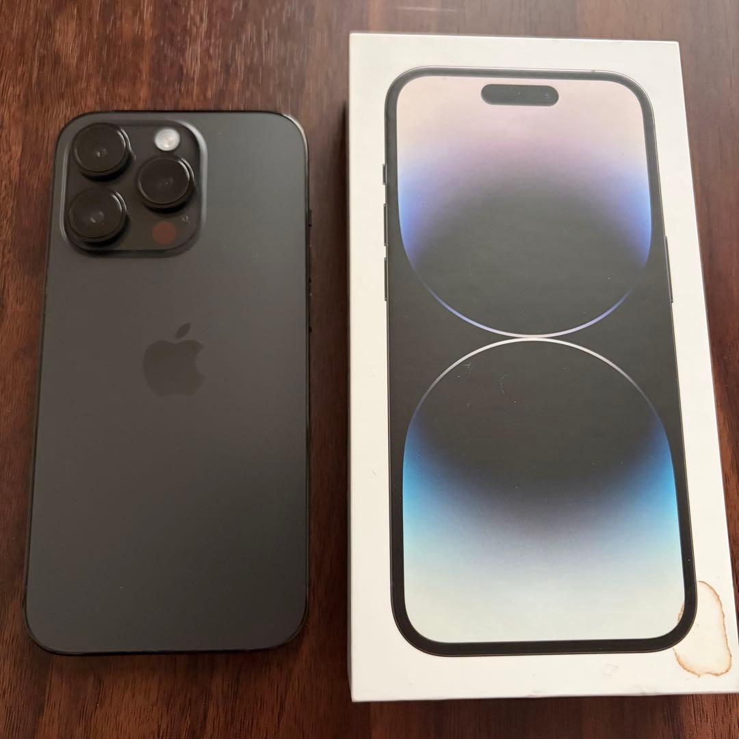 iPhone14Pro 256GB スペースブラック 本体＋箱・充電コード付き Apple iPhone 14 Pro 256GB SIMフリー [スペースブラック] 価格比較