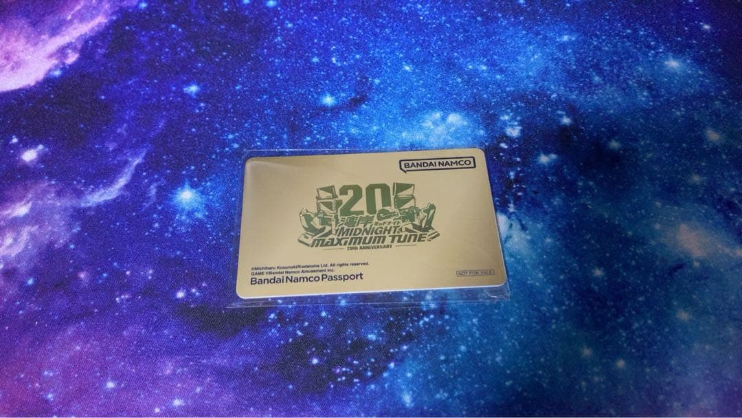 湾岸ミッドナイト 20周年記念バナパス(金) 湾岸ミッドナイト 6RR PLUS 20周年記念 バナパスポートカード A賞 黒